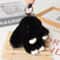 Fluffy Bunny Fur Pom Pom Keychain Soft Cute Rabbit Bag Charm 12