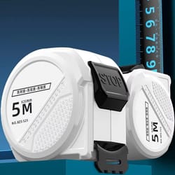 blue portable tape measure 9.8/16.4/24.6/32.8ft wear-resistant auto lock measuring ruler