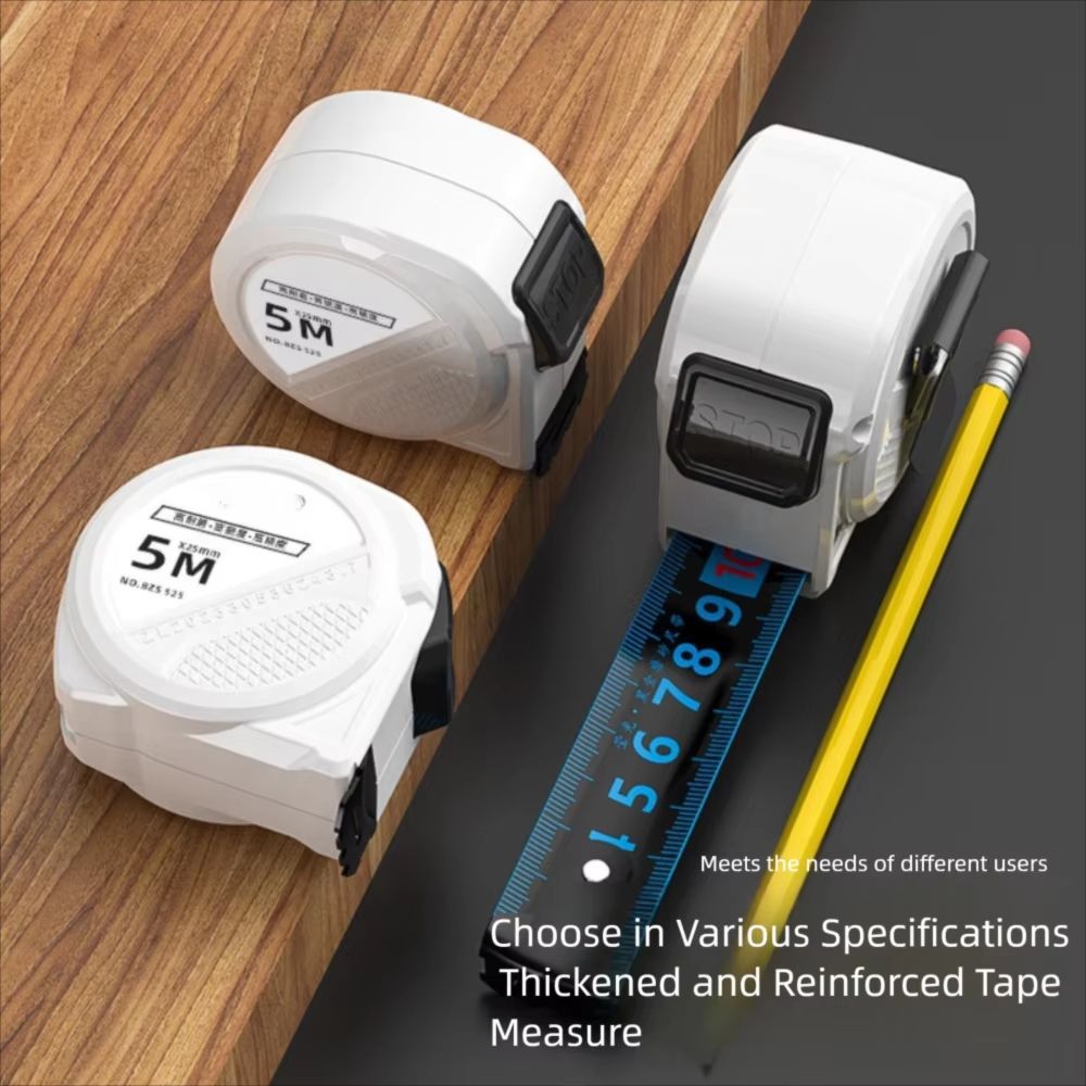 Blue Portable Tape Measure 98164246328ft WearResistant Auto Lock Measuring Ruler 2