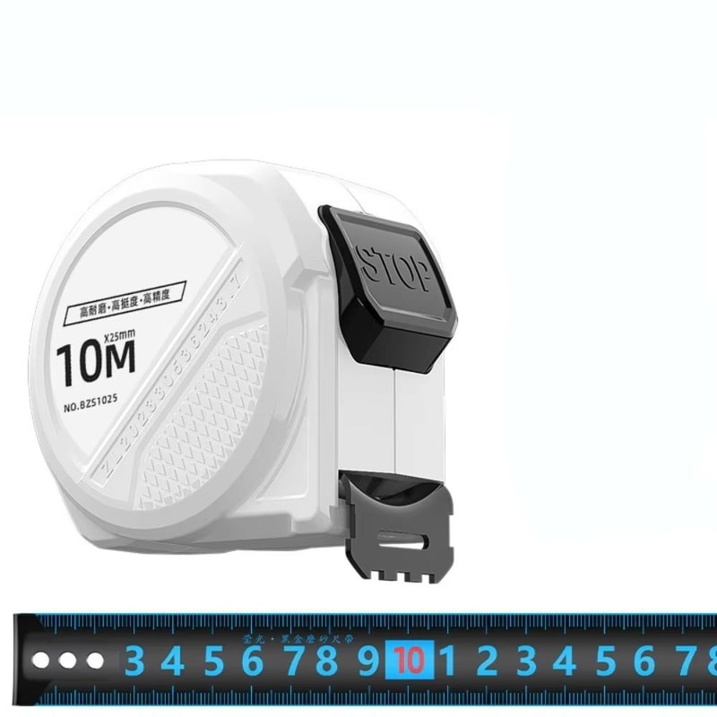 Blue Portable Tape Measure 98164246328ft WearResistant Auto Lock Measuring Ruler 8