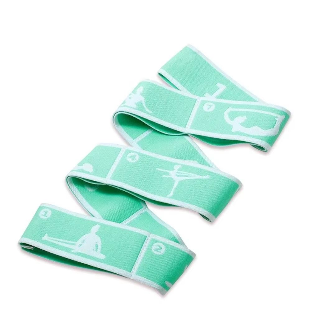 Elastic Yoga Stretching Belt Resistance Band 66ft Pilates Pull Strap For Flexibility 4