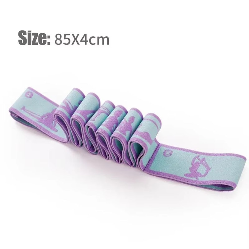 Elastic Yoga Stretching Belt Resistance Band 66ft Pilates Pull Strap For Flexibility 5