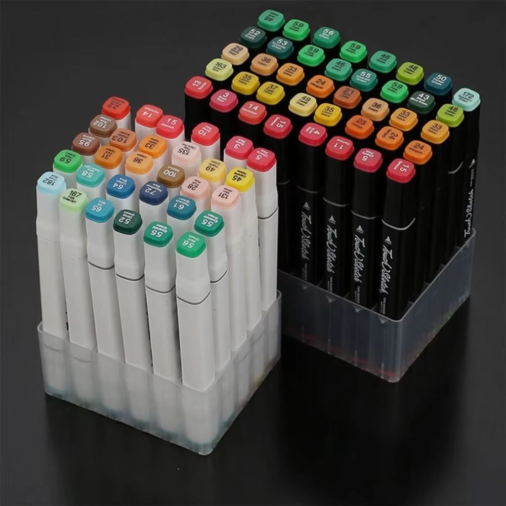 LargeCapacity Marker Brush Pen Holder With 123040 Slots Table Organizer 5