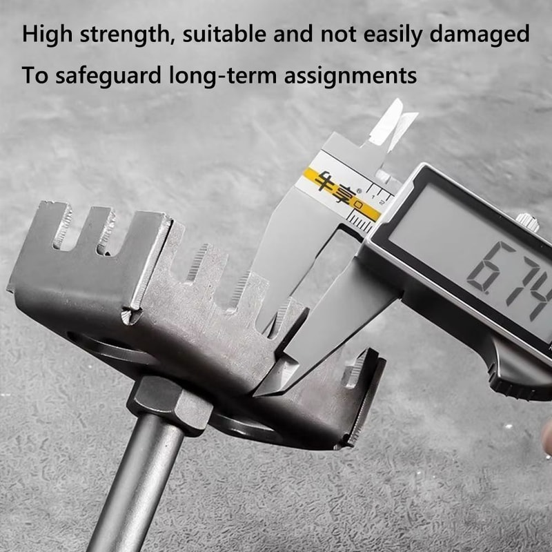 MultiFunction Portable Square Hole Punch Tool For Drills And Slot Cutting 2