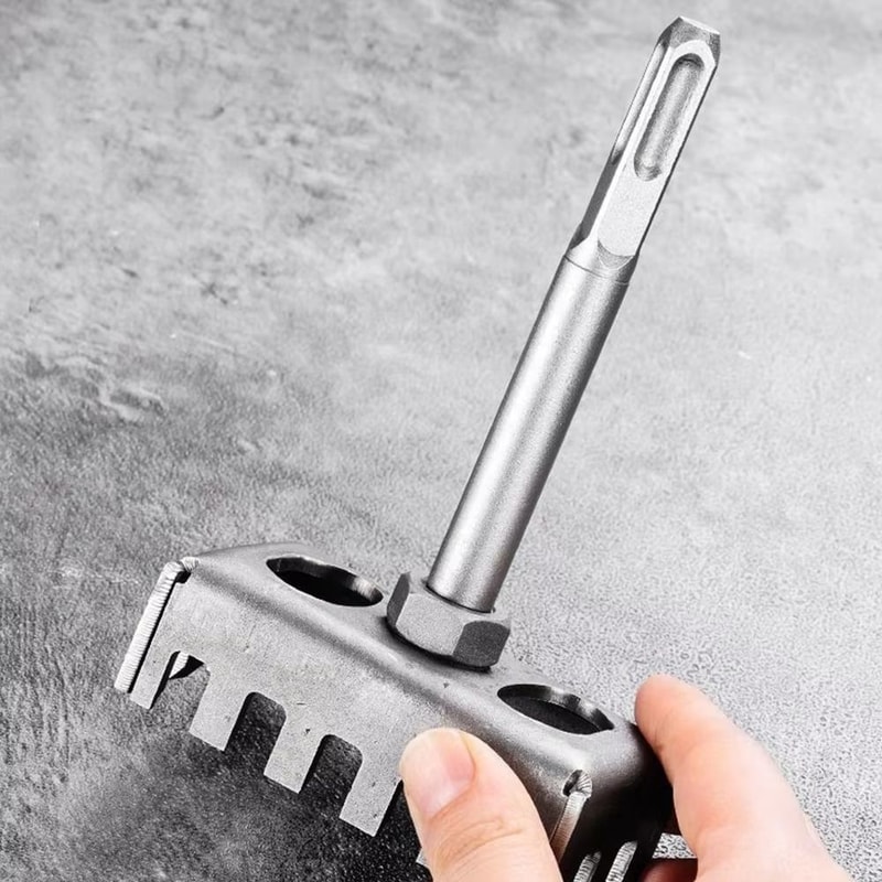 MultiFunction Portable Square Hole Punch Tool For Drills And Slot Cutting 3