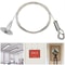 Adjustable Stainless Steel Suspension Wire Rope Lanyard Kit 1666ft Retractable Locking Cable 2