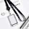 Transparent Kpop Photocard Holder With Lanyard Student ID Card Protector Display Case 12