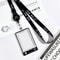 Transparent Kpop Photocard Holder With Lanyard Student ID Card Protector Display Case 13
