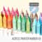 Acrylic Liquid Marker Pens Set 9 Colors For Drawing Painting Graffiti Art 1
