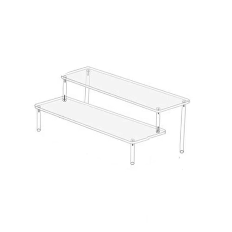 Acrylic Display Stand 15 Tier Transparent Rack For Cupcakes Perfume Dolls Collectibles 16