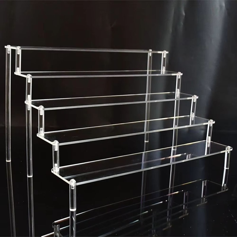 Acrylic Display Stand 15 Tier Transparent Rack For Cupcakes Perfume Dolls Collectibles 2