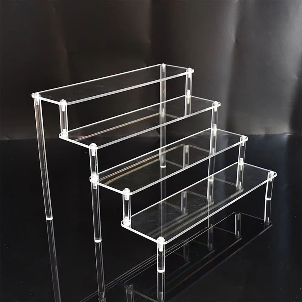 Acrylic Display Stand 15 Tier Transparent Rack For Cupcakes Perfume Dolls Collectibles 3