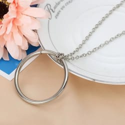 illusion magic ring & chain set easy-learn stage performance trick prop