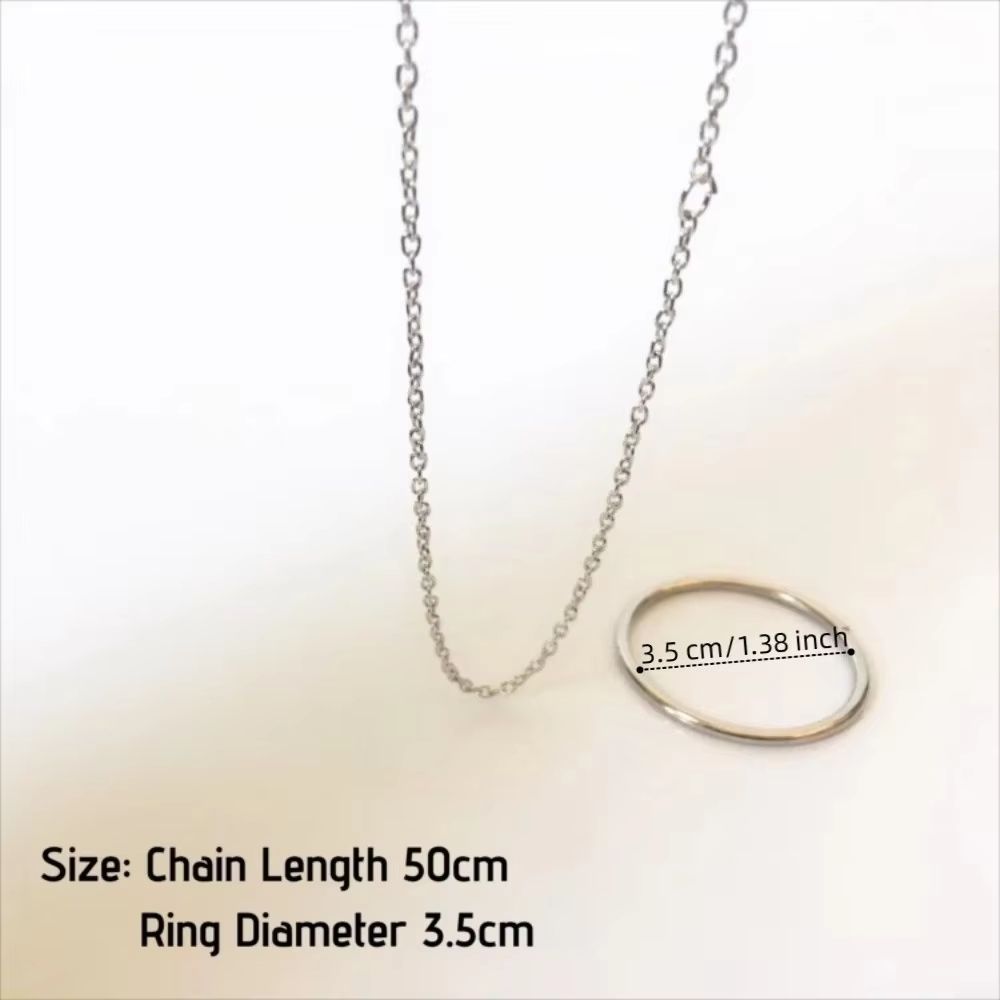 Illusion Magic Ring Chain Set EasyLearn Stage Performance Trick Prop 5