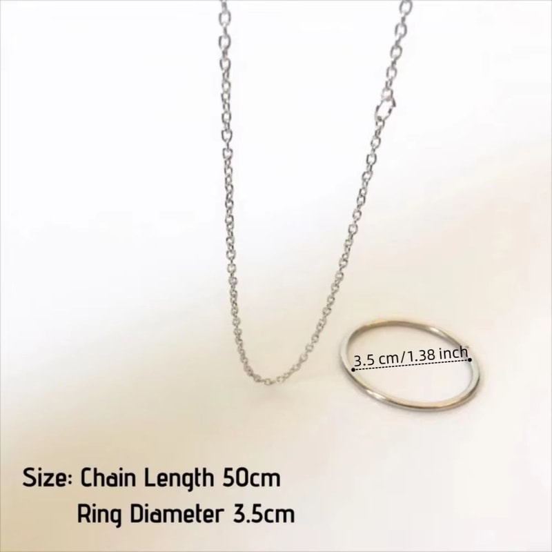 Illusion Magic Ring Chain Set EasyLearn Stage Performance Trick Prop 5