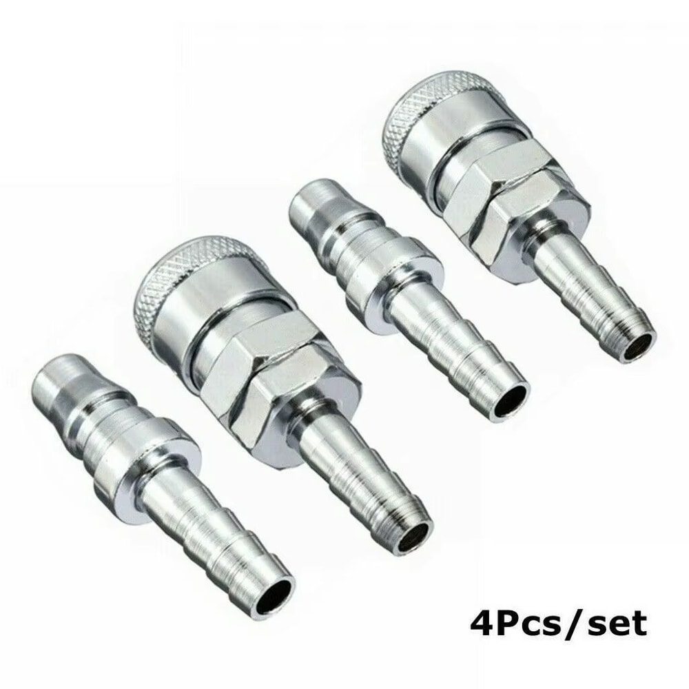 4Piece QuickRelease 031in Gas Hose Copper Connector Set For Motorhome Caravan Garden 6