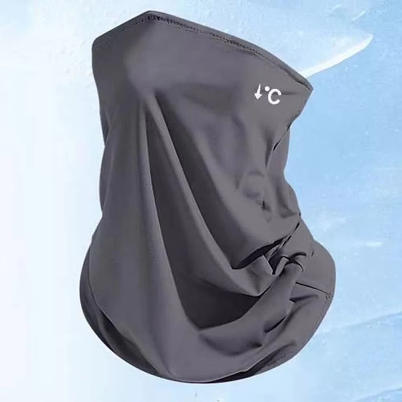 Breathable Ice Silk Sun Protection Face Mask Neck Scarf For Outdoor Riding 1