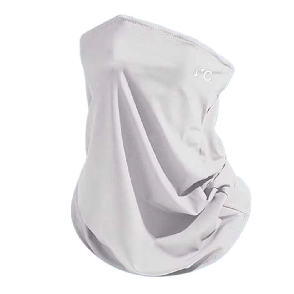 Breathable Ice Silk Sun Protection Face Mask Neck Scarf For Outdoor Riding 8