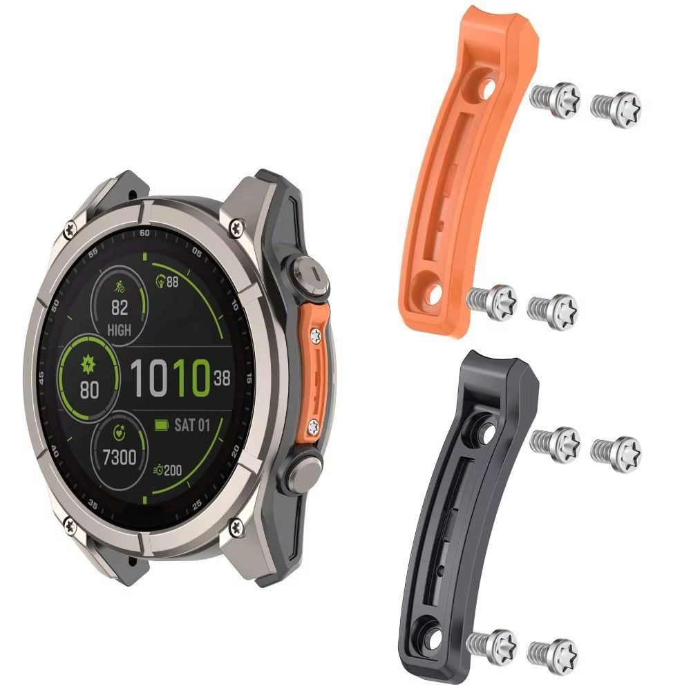Lightweight Metal Watch Bumper Decorative AntiCollision Strip For Garmin Fenix 8 Tactix 8 Quatix 1