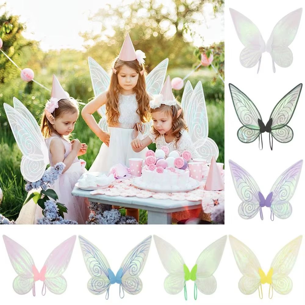 Sparkling Fairy Costume Wings For Kids Adults Halloween Party DressUp 5