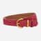 Genuine Leather Suede Womens Belt With Alloy Pin Buckle Retro Luxury Design 10