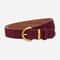 Genuine Leather Suede Womens Belt With Alloy Pin Buckle Retro Luxury Design 15