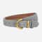Genuine Leather Suede Womens Belt With Alloy Pin Buckle Retro Luxury Design 17