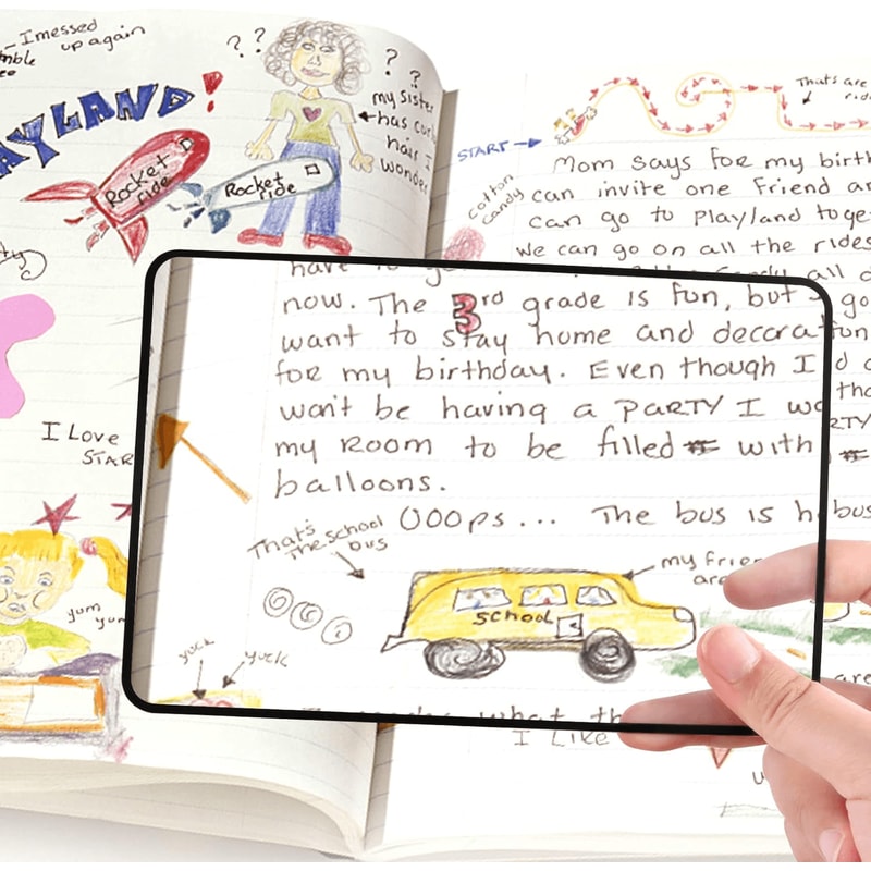 Full Page Magnifying Glass Sheet Large Reading Aid Lens For Books Newspapers And Documents 3