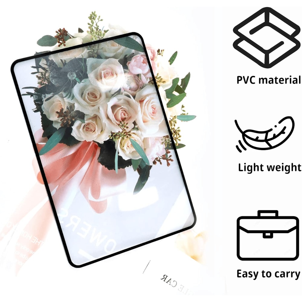 Full Page Magnifying Glass Sheet Large Reading Aid Lens For Books Newspapers And Documents 4