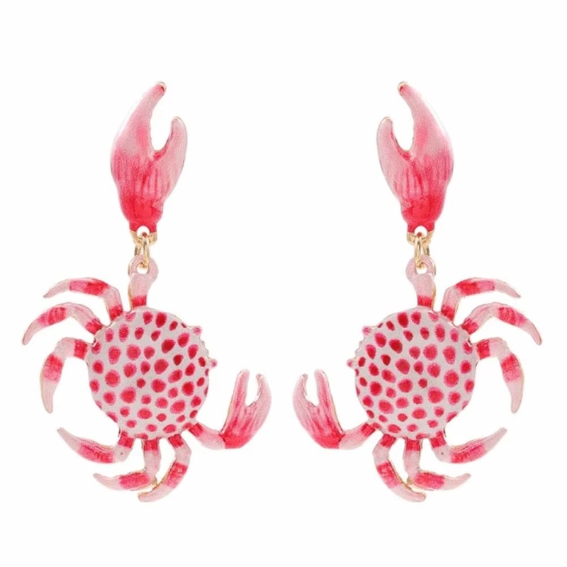 Playful Crab Earrings For Everyday Style Cute Animal Fashion Jewelry 7