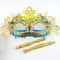 Handheld Venetian Masquerade Mask Elegant Party Costume Accessory 0