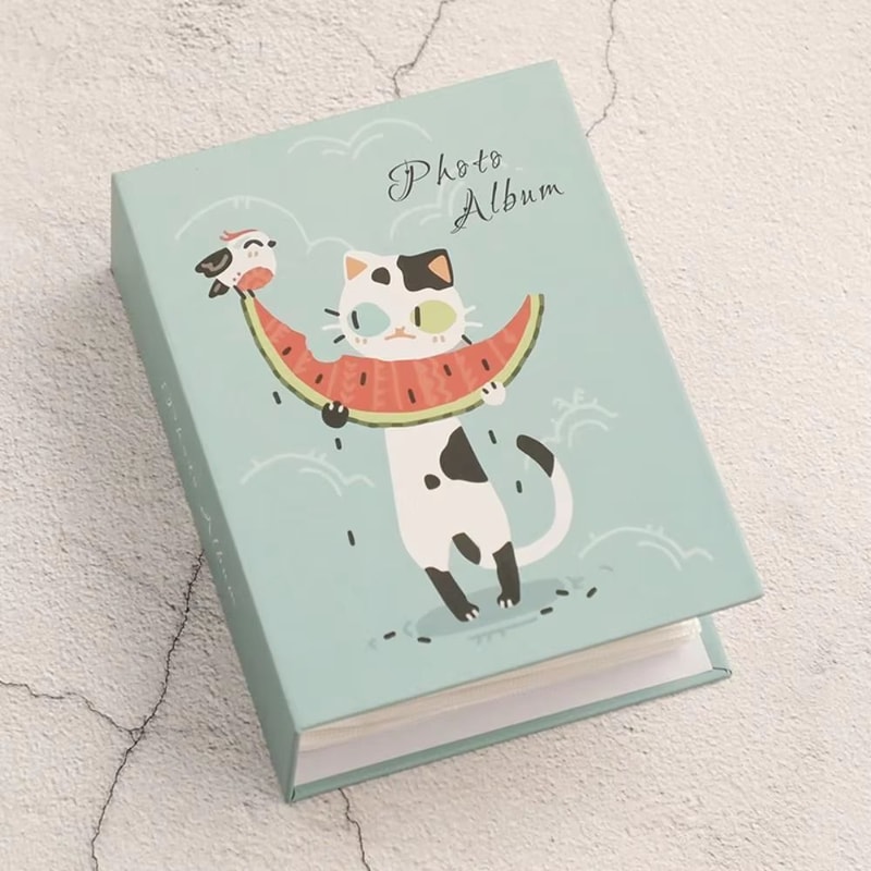 Cute 100Pocket 4R Photo Album Cartoon Memory Book For Photos 13