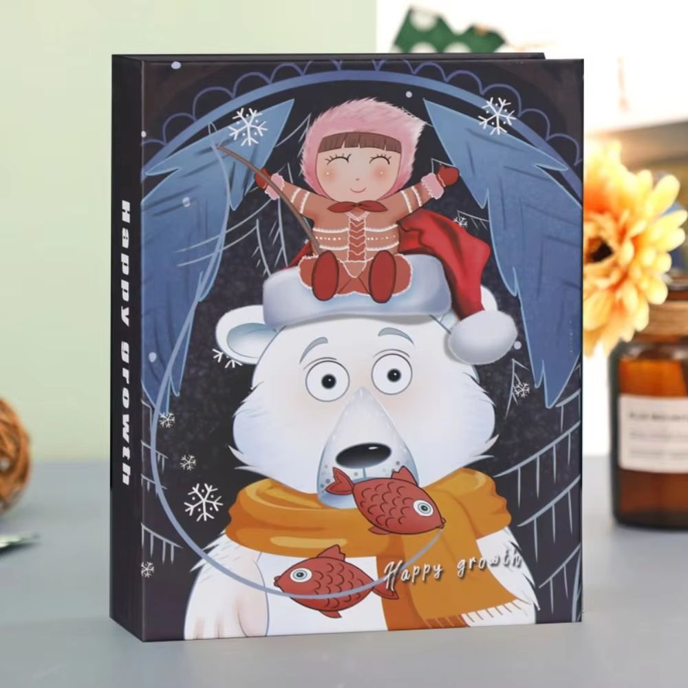 Cute 100Pocket 4R Photo Album Cartoon Memory Book For Photos 6