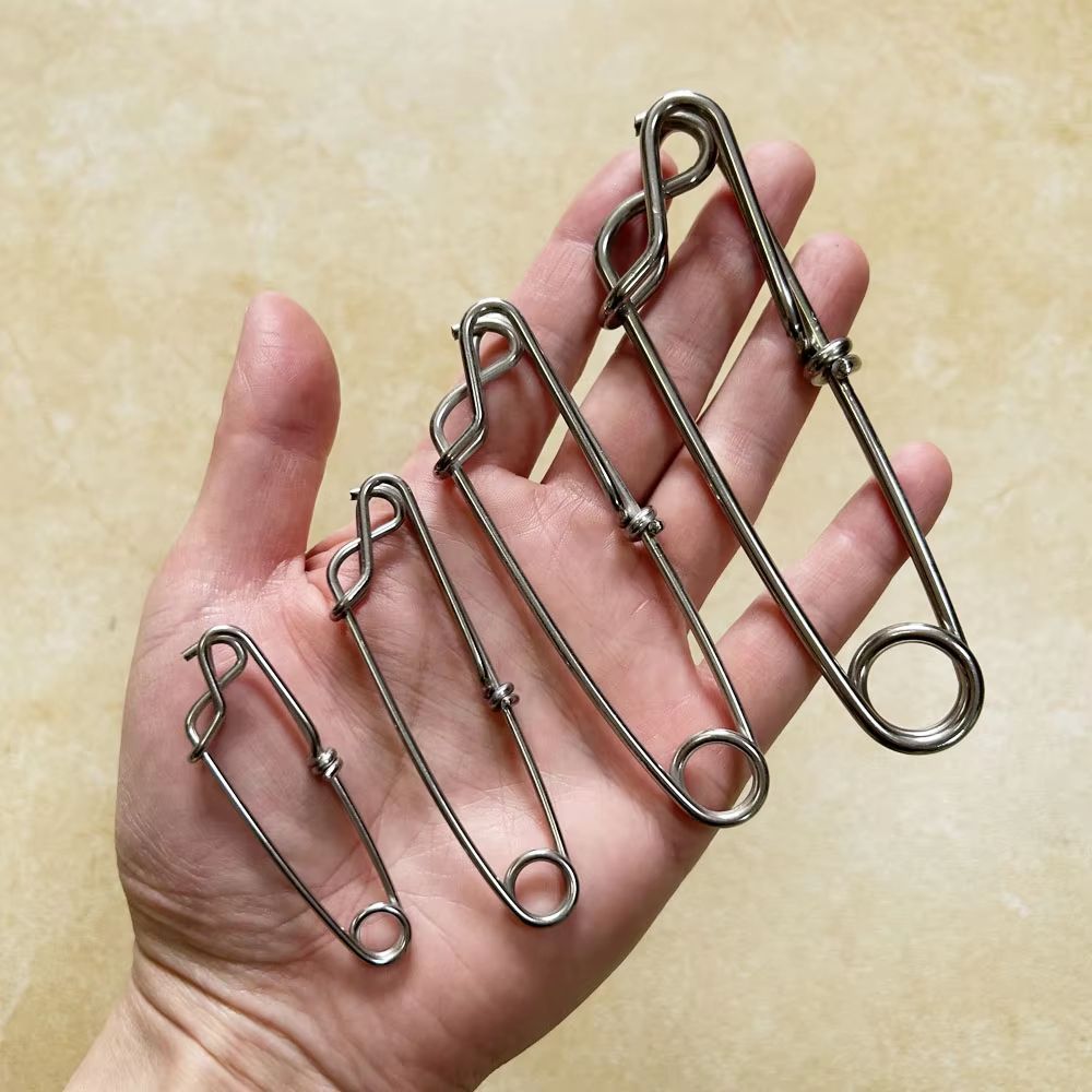 Stainless Steel Fishing Snap And Swivel Quick Pin Connector Set 0