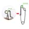 Stainless Steel Fishing Snap And Swivel Quick Pin Connector Set 4