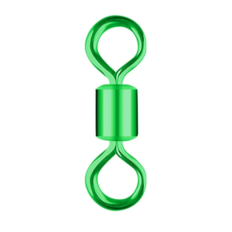 Colorful AmericanStyle Fishing Swivel Ring Connectors 100Piece Professional Tackle Set 3