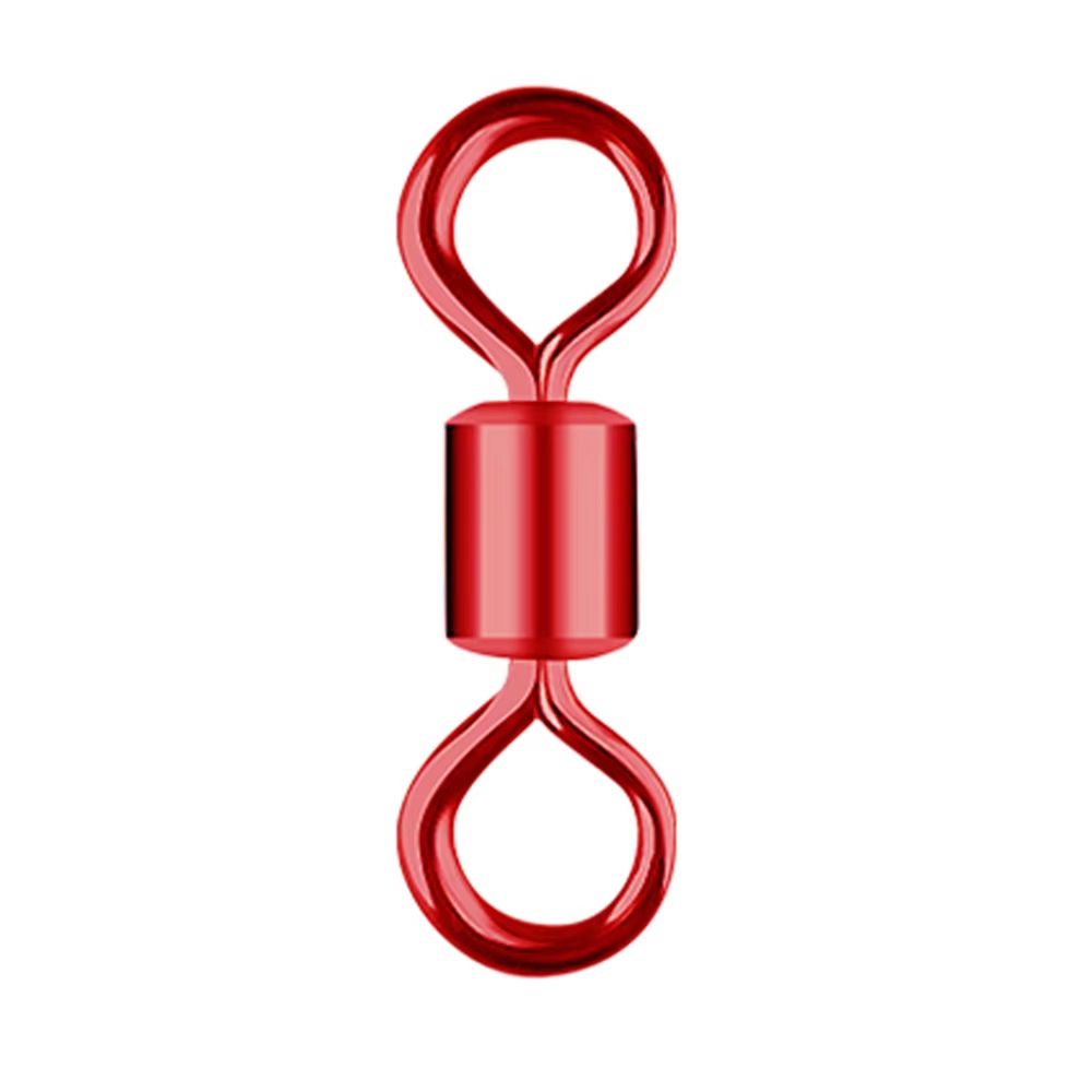 Colorful AmericanStyle Fishing Swivel Ring Connectors 100Piece Professional Tackle Set 4