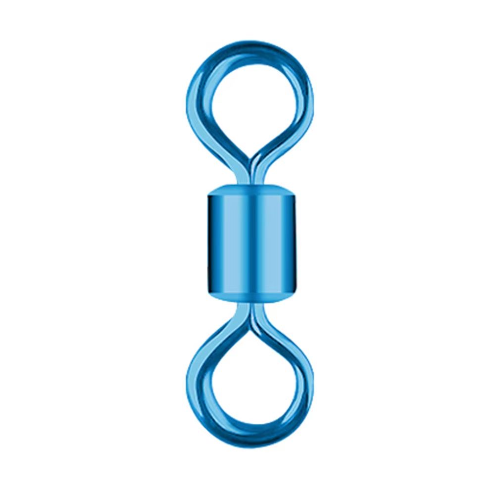 Colorful AmericanStyle Fishing Swivel Ring Connectors 100Piece Professional Tackle Set 5