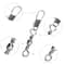 Carbon Steel Pike Fishing Barrel Bearing Rolling Swivel And Pin Connector Set 20100pcs 2