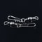 Carbon Steel Pike Fishing Barrel Bearing Rolling Swivel And Pin Connector Set 20100pcs 4