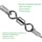 100Piece Stainless Steel Rolling Fishing Swivels And Ring Connectors Set 4