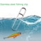 304 Stainless Steel Fishing Lure Snap Swivel Interlock Pin Connector Set 30100pcs 4