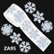 500Piece Laser Christmas Snowflake Stickers Waterproof SelfAdhesive Holiday Decorations 6