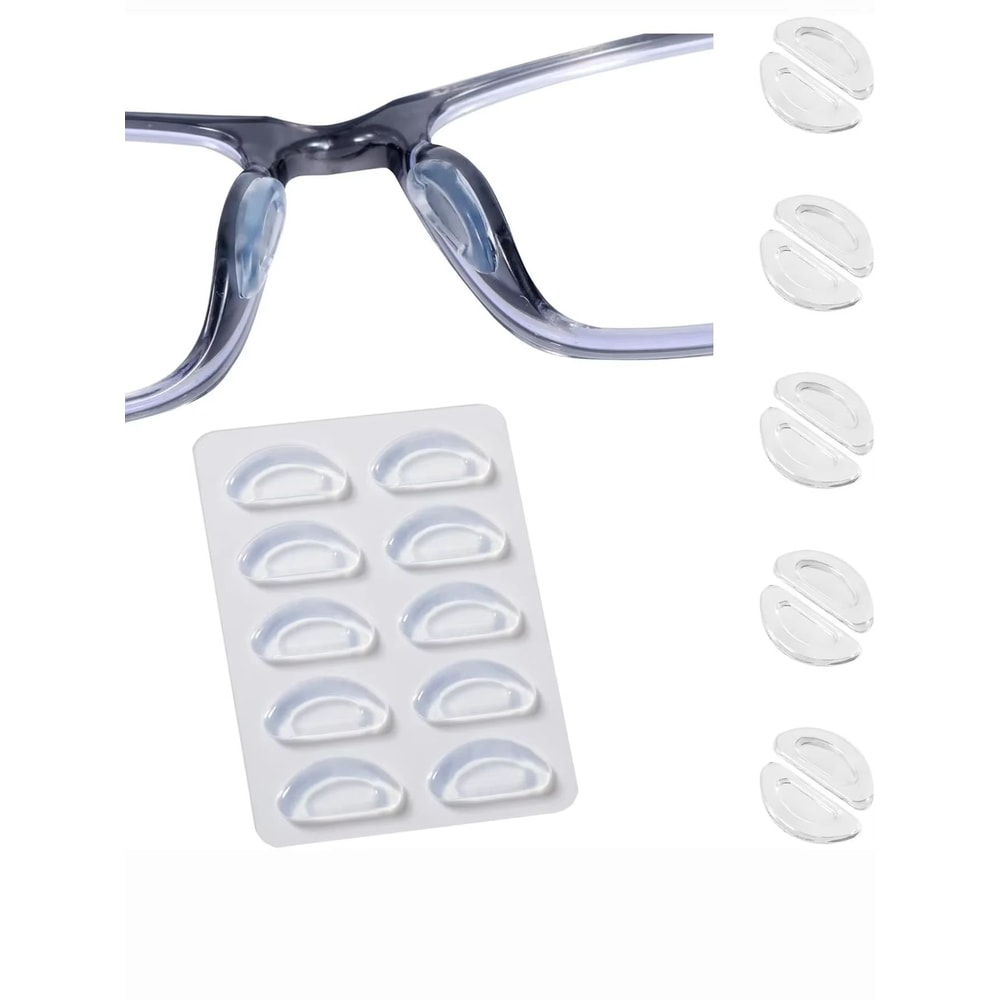 NonSlip Silicone Nose Pads For Eyeglasses And Sunglasses 5 Pairs 6