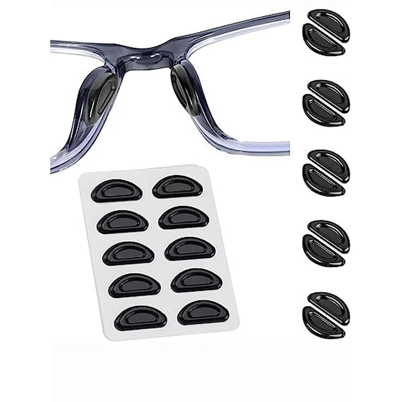 NonSlip Silicone Nose Pads For Eyeglasses And Sunglasses 5 Pairs 7