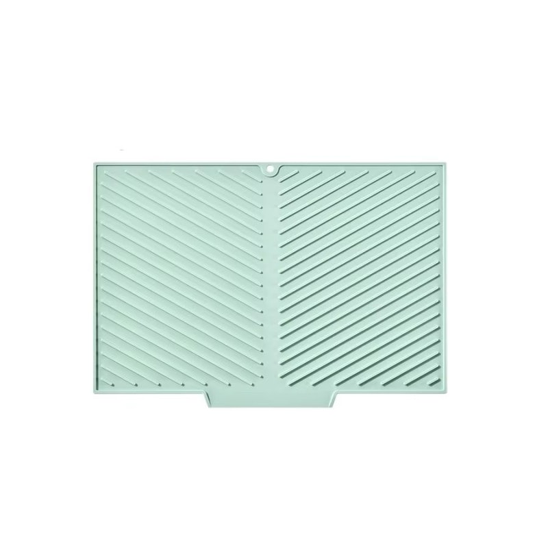 Silicone Draining Storage Pad With Slope Drainage And NonSlip Surface 6