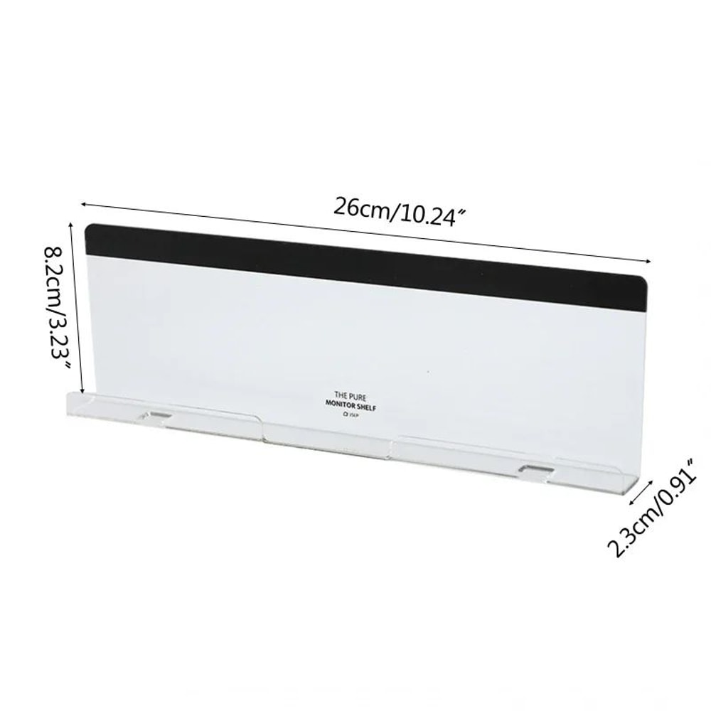 UnderMonitor Desk Storage Rack With Message Board And Phone Holder 5