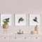 5pc Wooden Black Bird Wall Decor Vintage Gothic Raven Silhouettes For Home And Garden 5