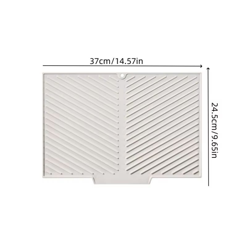 Silicone Draining And Heat Insulation Mat For Kitchen And Bathroom 5