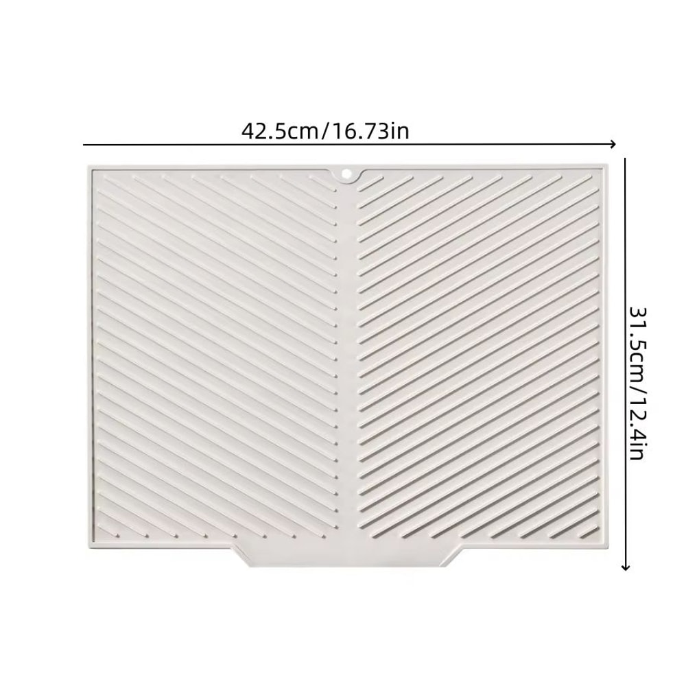 Silicone Draining And Heat Insulation Mat For Kitchen And Bathroom 7